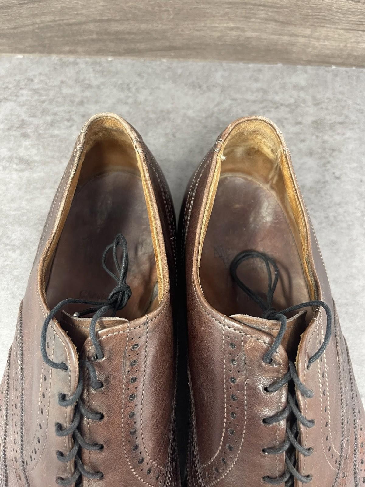 Allen Edmonds Allen Edmonds Shoes Mens Size 11 Chester Brown Leather Size US 11 / EU 44 - 9 Thumbnail