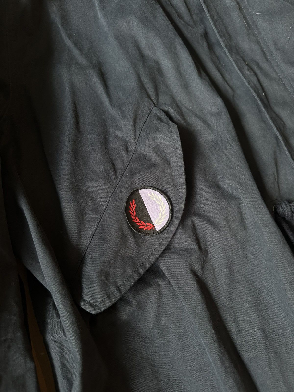 Fred Perry × Raf Simons RAF SIMONS X FRED PERRY PARKAS NAVY Size US XL / EU 56 / 4 - 5 Thumbnail
