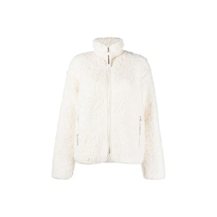 Jil Sander Jil Sander FW22 White Zip Jacket for Women 0079 Size XS / US 0-2 / IT 36-38 - 1 Thumbnail