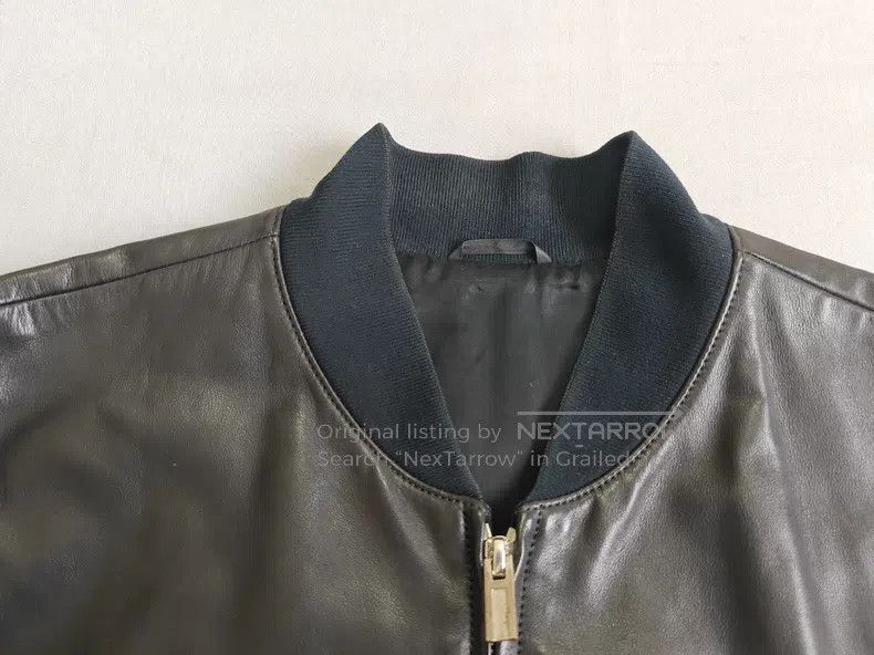 Hermes Hermes Leather jacket, black, goat leather jacket, side co Size US L / EU 52-54 / 3 - 3 Thumbnail