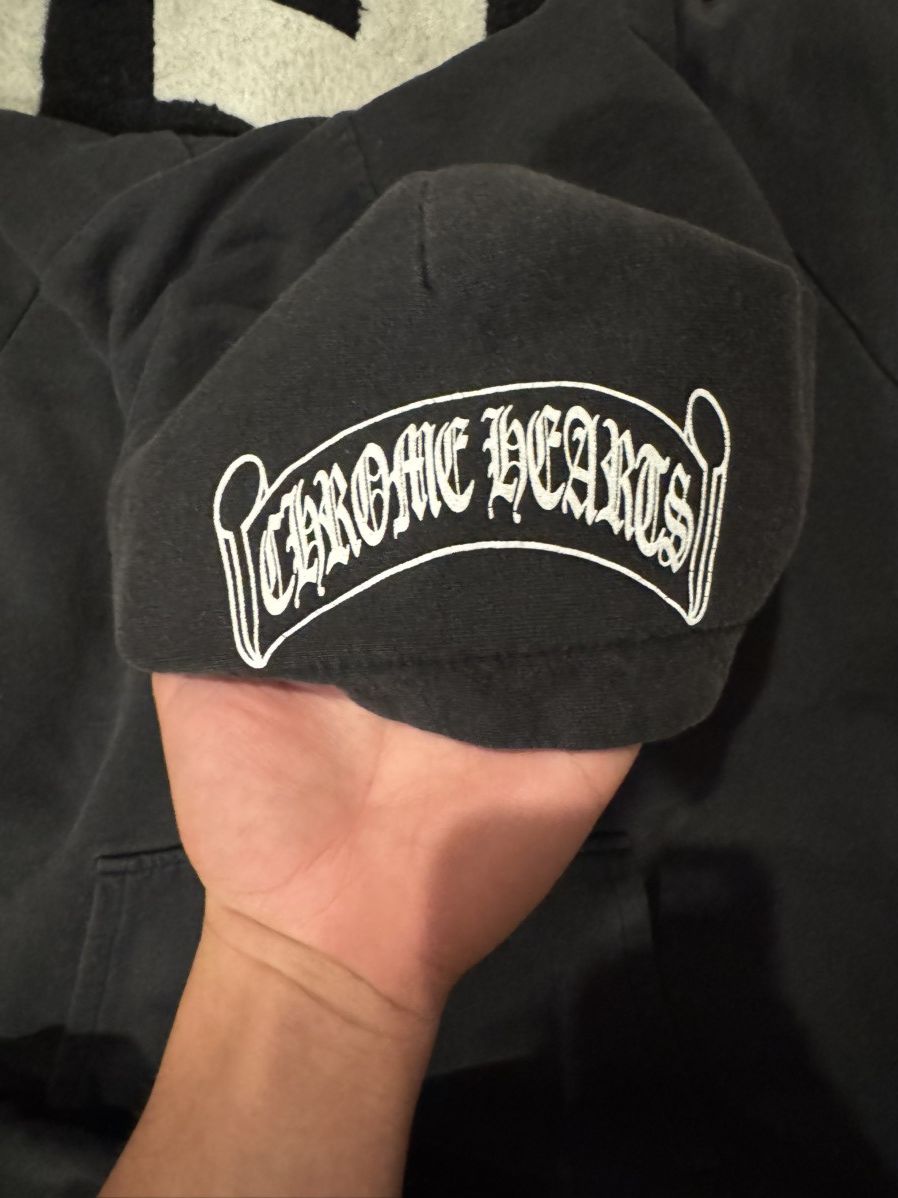 Chrome Hearts CHROME HEARTS 90’S OG SCROLL & DAGGER ZIP UP HOOD VERY RARE Size US M / EU 48-50 / 2 - 4 Thumbnail