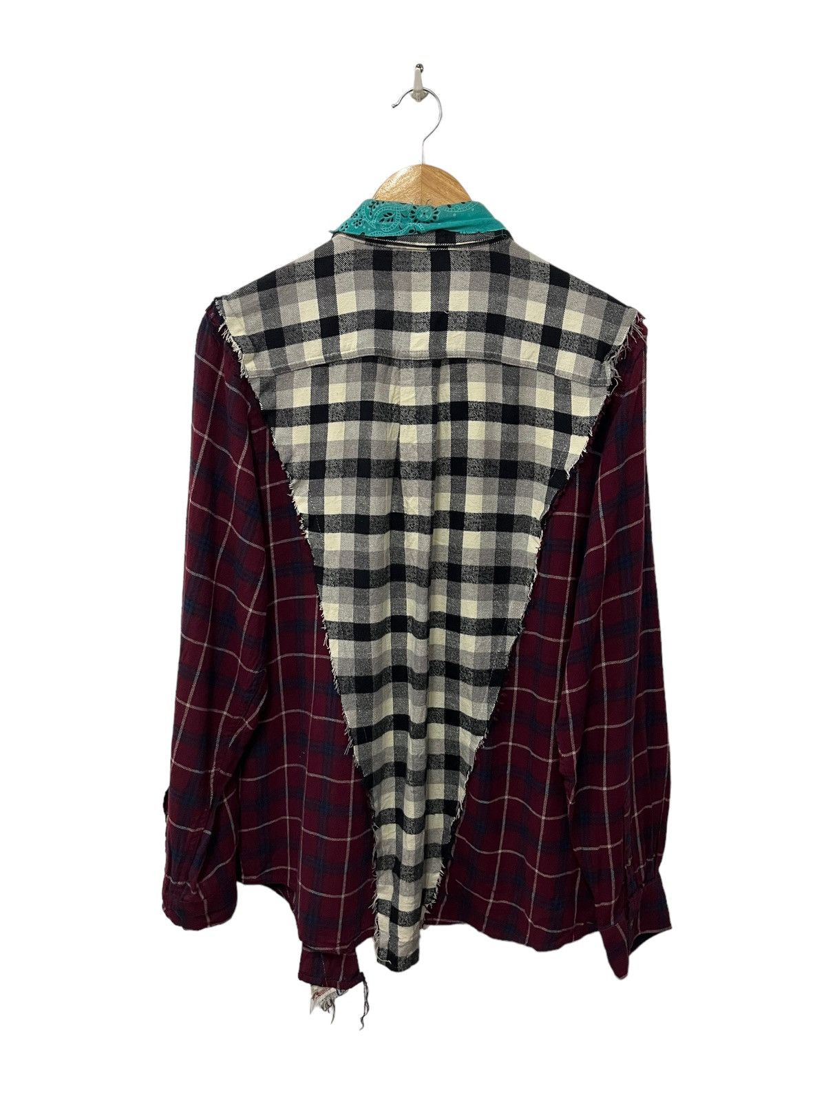 Flannel Swinging Seoul Rare custom flannel shirt multiple design Size L / US 10 / IT 46 - 3 Thumbnail