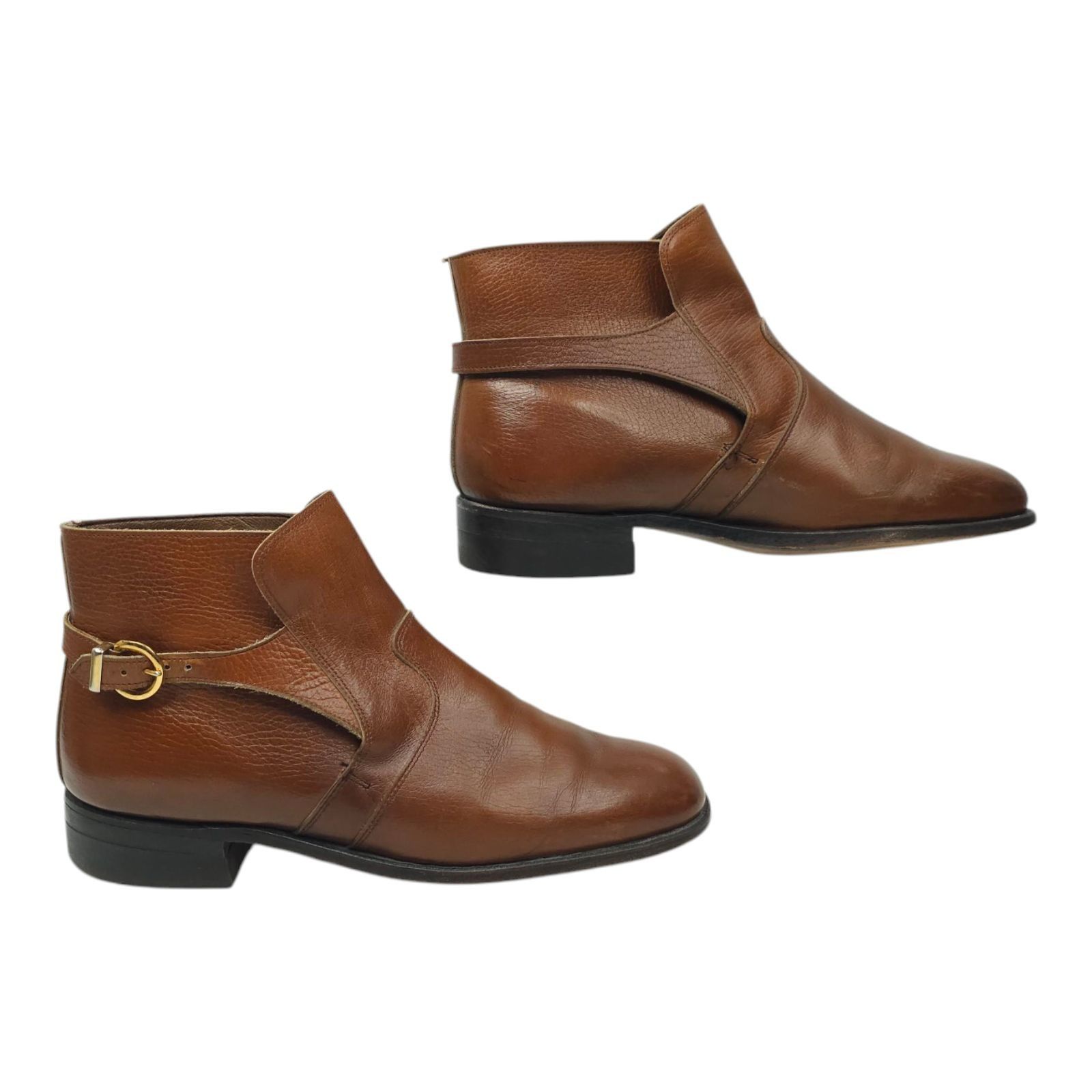 Other French Shriner Ankle Boot Men 8.5 E Vintage Dress Monk Strap Size US 8.5 / EU 41-42 - 2 Thumbnail