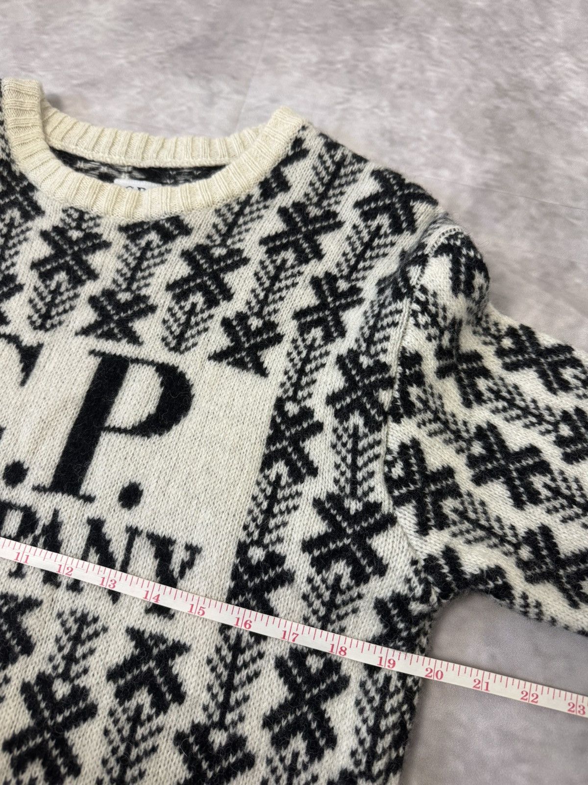 C.P. Company C.P. Company Wool Logo Knit Sweater — Size S Size US S / EU 44-46 / 1 - 9 Thumbnail