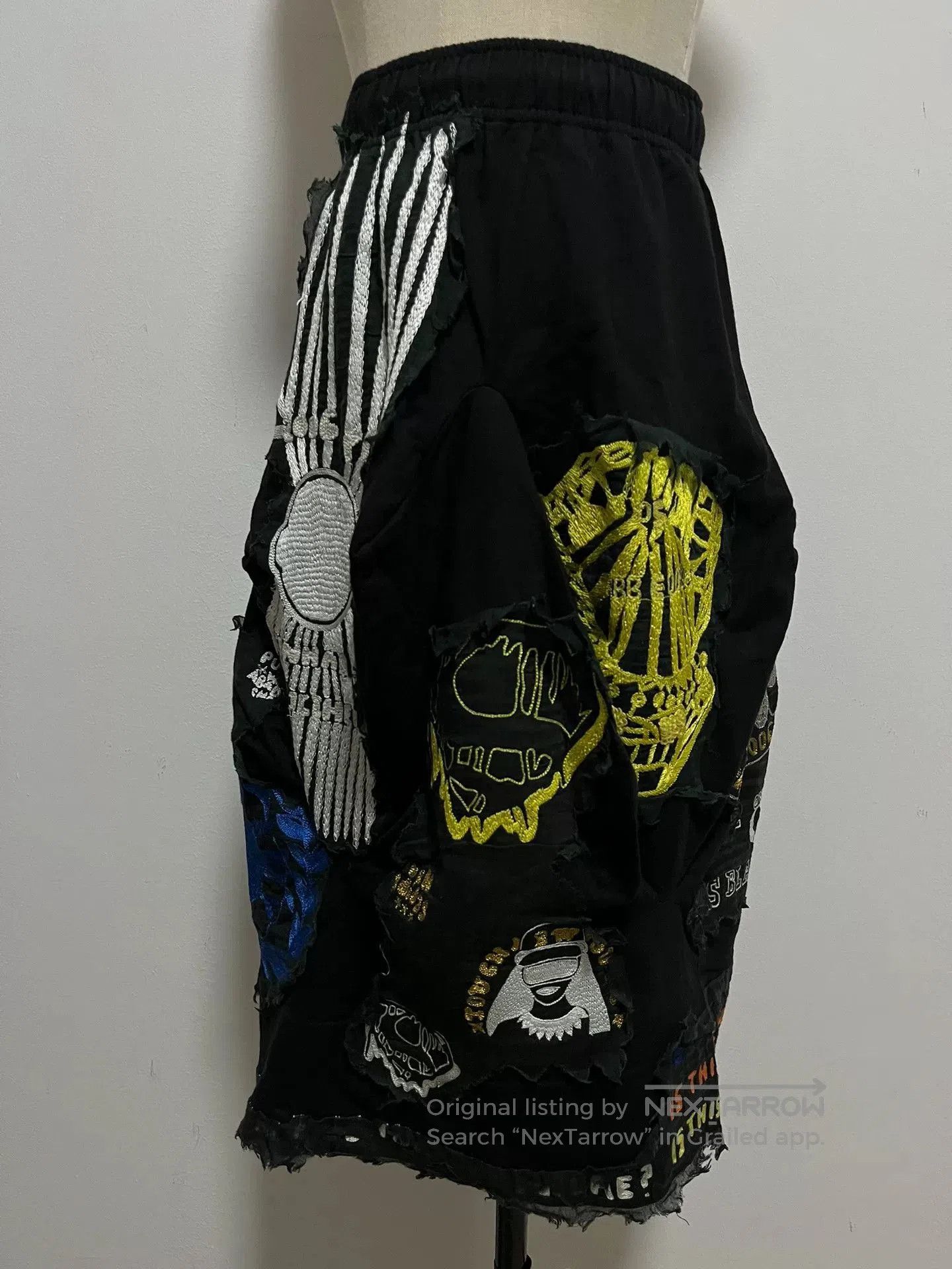 Bernhard Willhelm Bernhard Willhelm Graffiti Embroidery Skirt. Size 35" - 6 Thumbnail