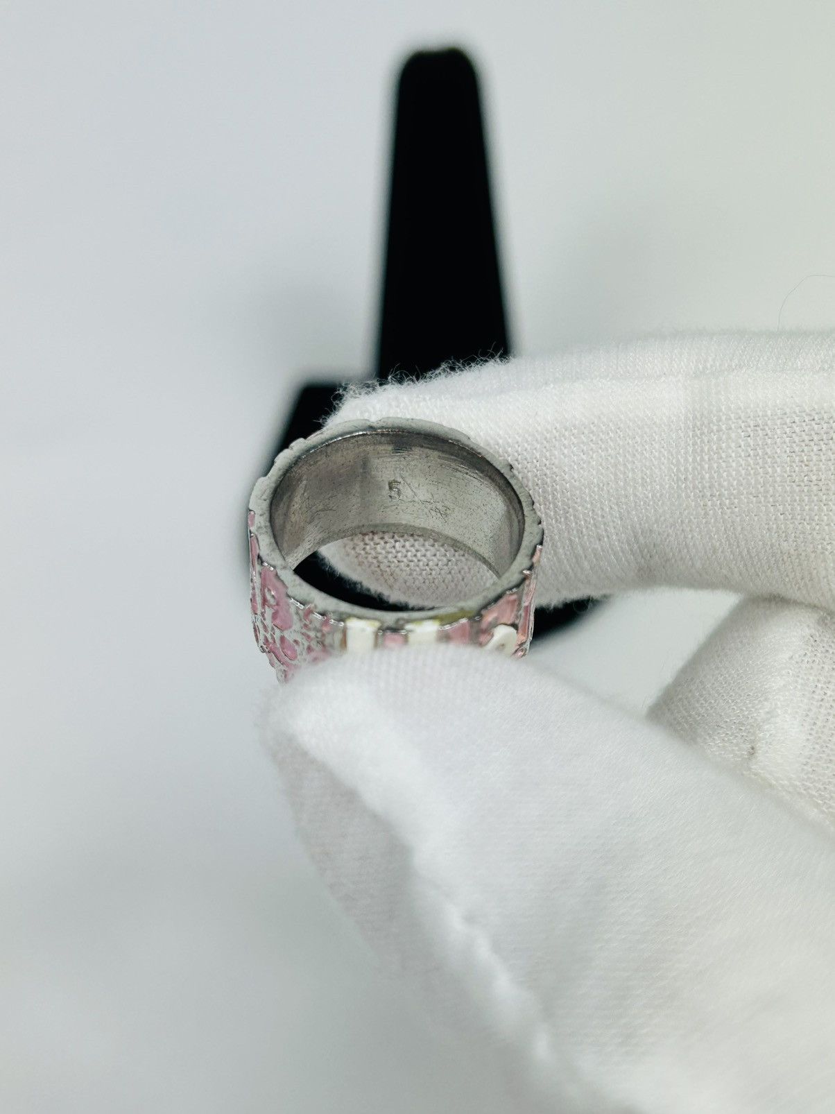Dior Dior Pink Trotter 2 Ring Size 5 Size ONE SIZE - 4 Thumbnail