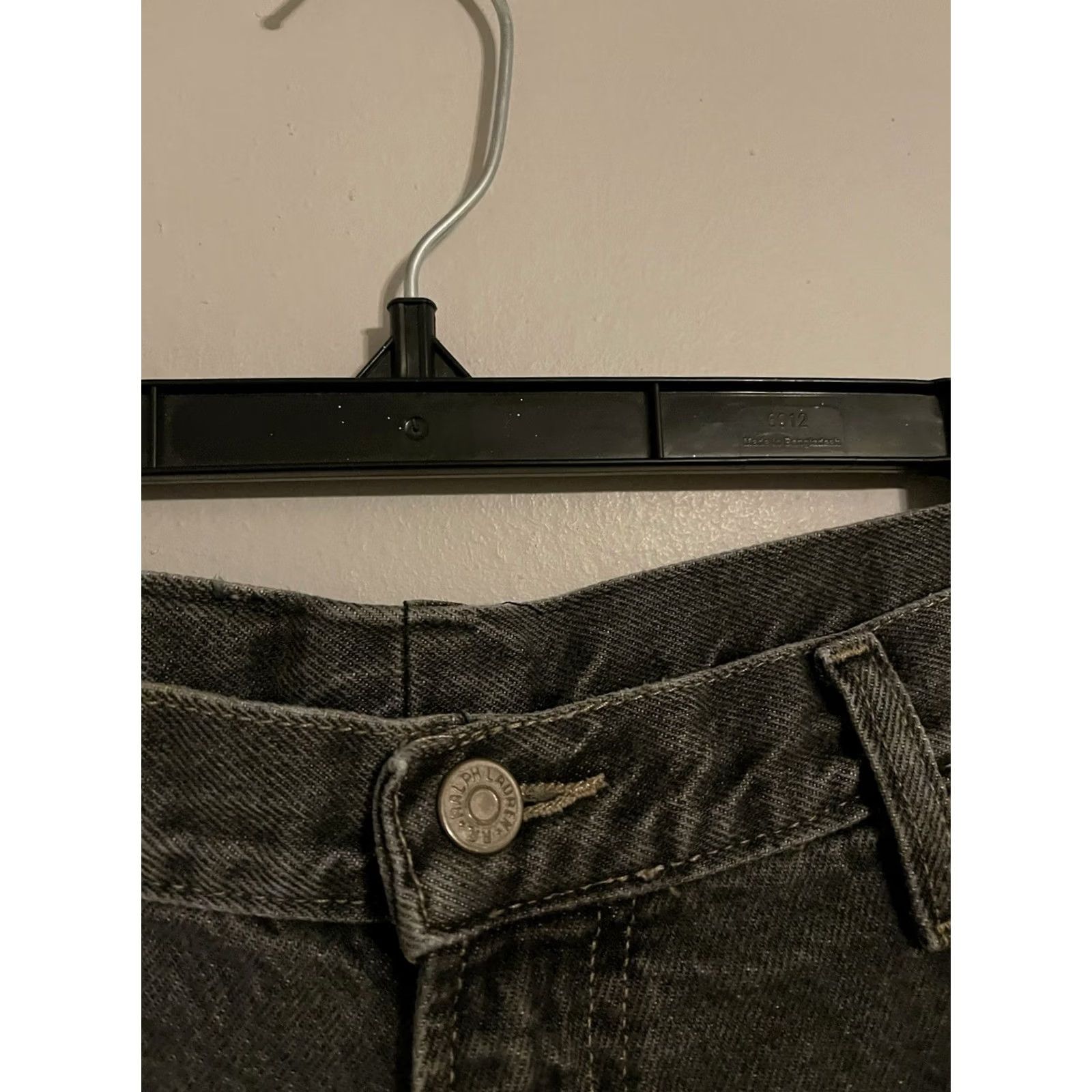 Vintage VTG RRL Ralph Lauren Double RL Black Faded Denim Jeans Distressed - Men's 32x28 Jeans Size US 32 / EU 48 - 4 Thumbnail