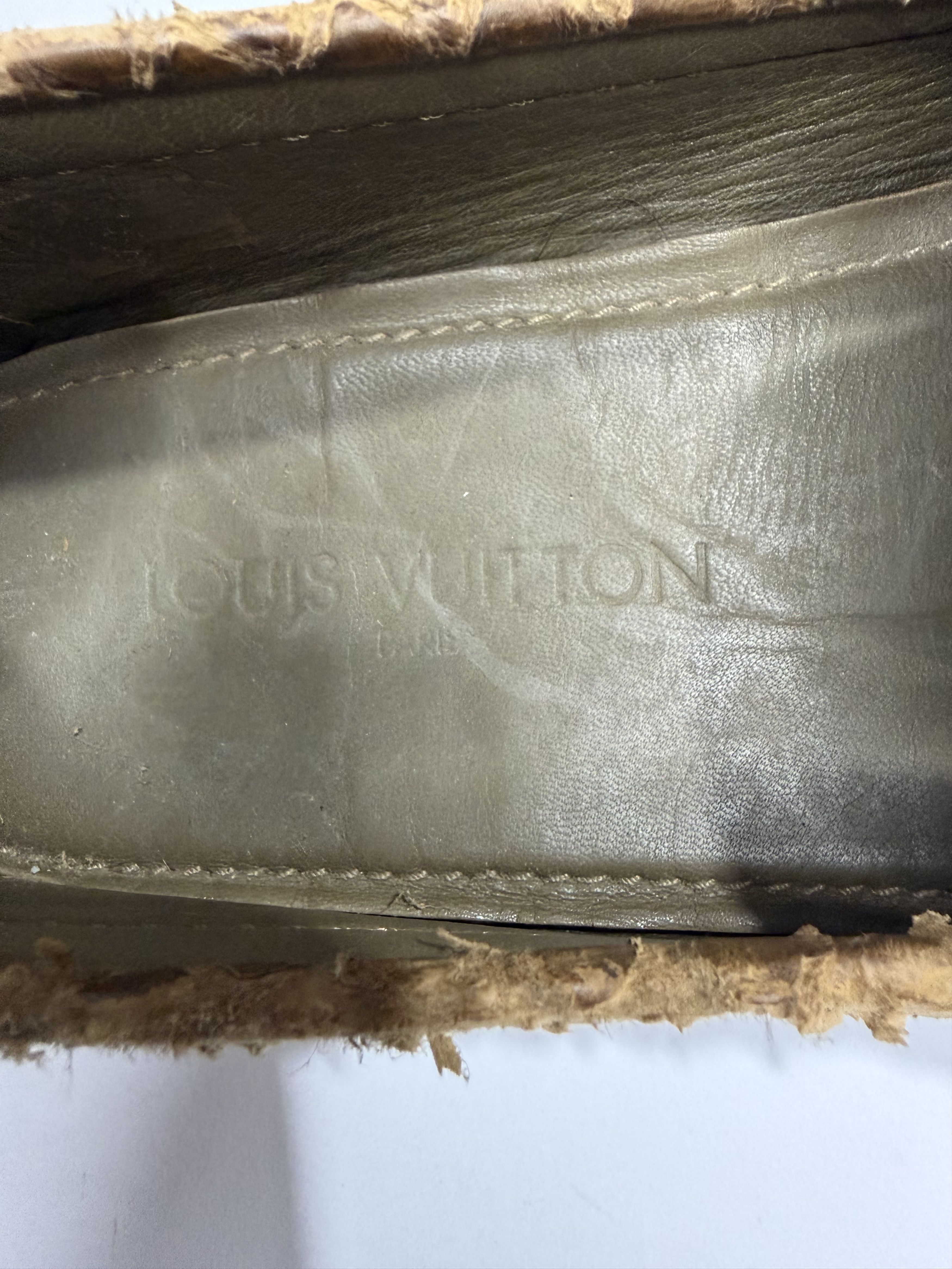 Louis Vuitton Louis Vuitton Brown Python Leather Monte Carlo Loafers Size US 10.5 / EU 43-44 - 7 Thumbnail