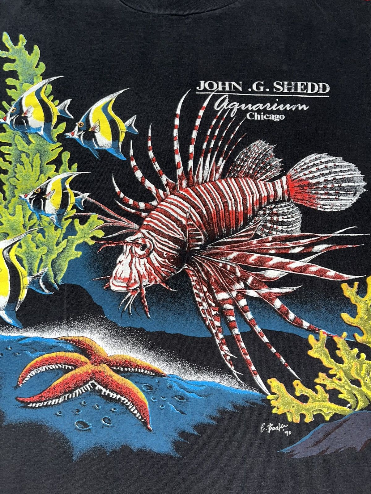 Other Crazy 90’s Faded Thrashed ERD Underwater Fish Wraparound Tee Size US L / EU 52-54 / 3 - 2 Thumbnail