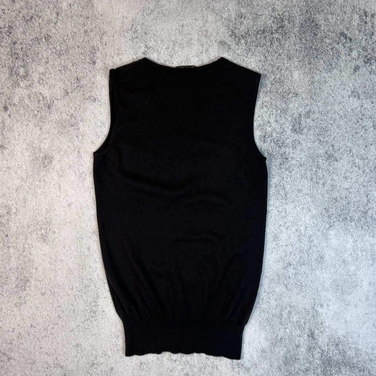 Loro Piana Vintage Loro Piana 100% Cashmere Knit tank top Size S / US 4 / IT 40 - 9 Thumbnail