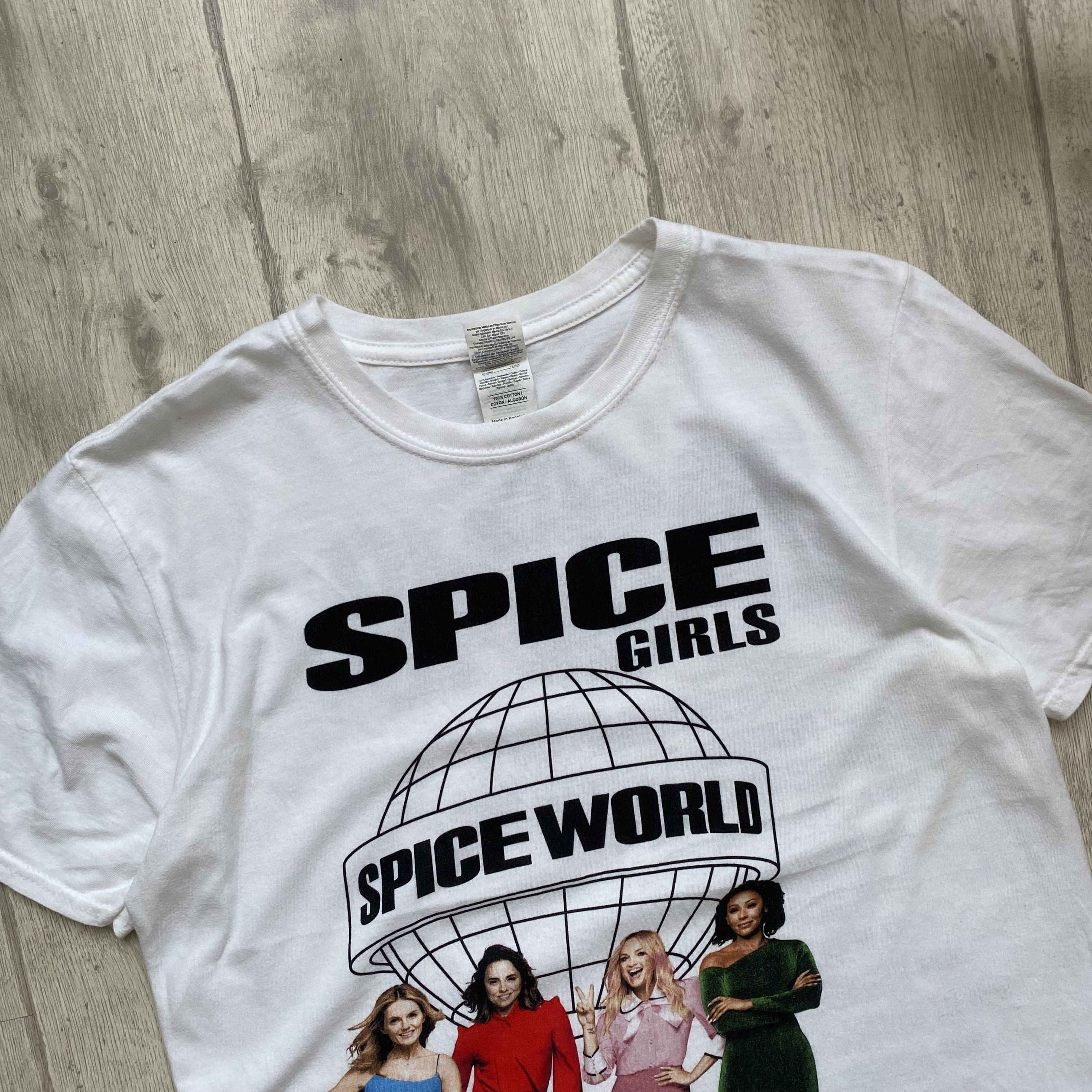 Band Tees 🎙️ Spice Girls 2019 Spice World Tour White Band Tee y2k Size US M / EU 48-50 / 2 - 3 Thumbnail