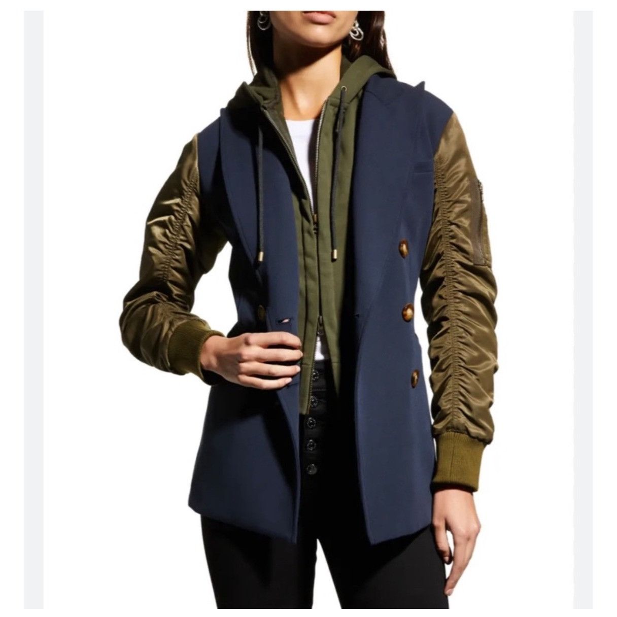 Veronica Beard Veronica Beard Clausen Dickey (Dickey Included) Double Brea Size XS / US 0-2 / IT 36-38 - 1 Thumbnail