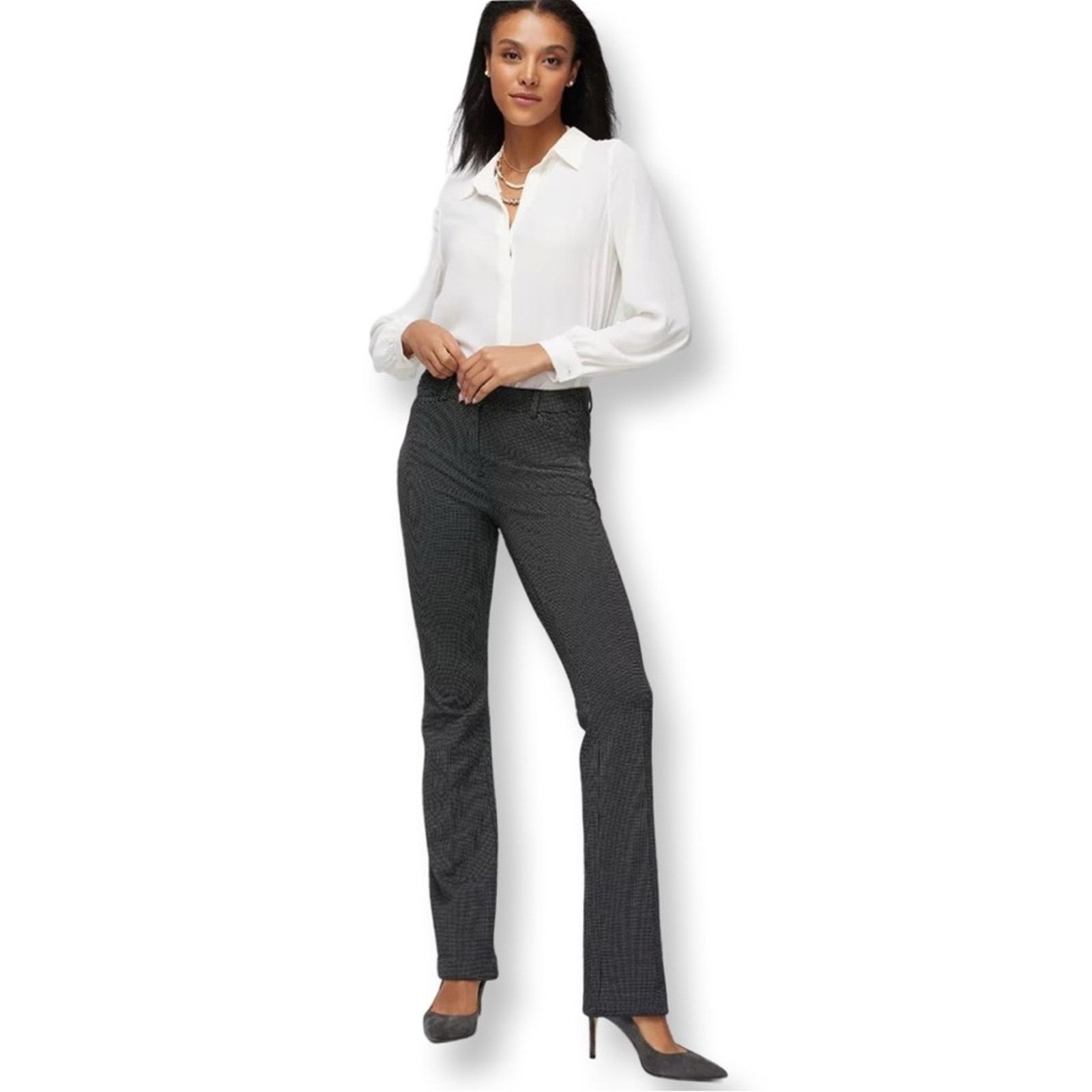 White House Black Market WHBM Modern Bootcut Slimming Stretch Pant Size 30" / US 8 / IT 44 - 1 Thumbnail