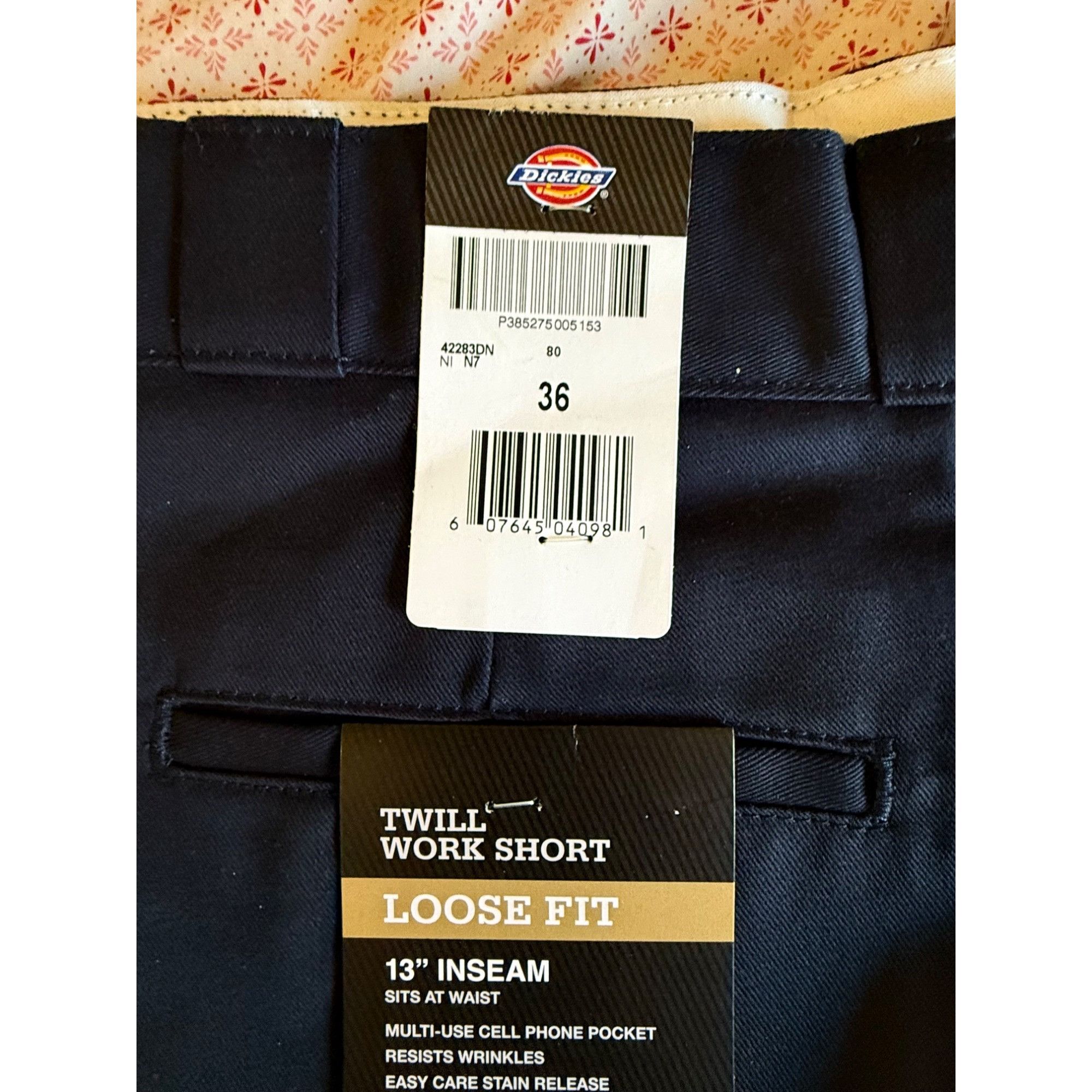 Dickies Dickies Twill Work Shorts Loose Fit 13" Inseam Size 36 (Dark Size US 36 / EU 52 - 5 Thumbnail