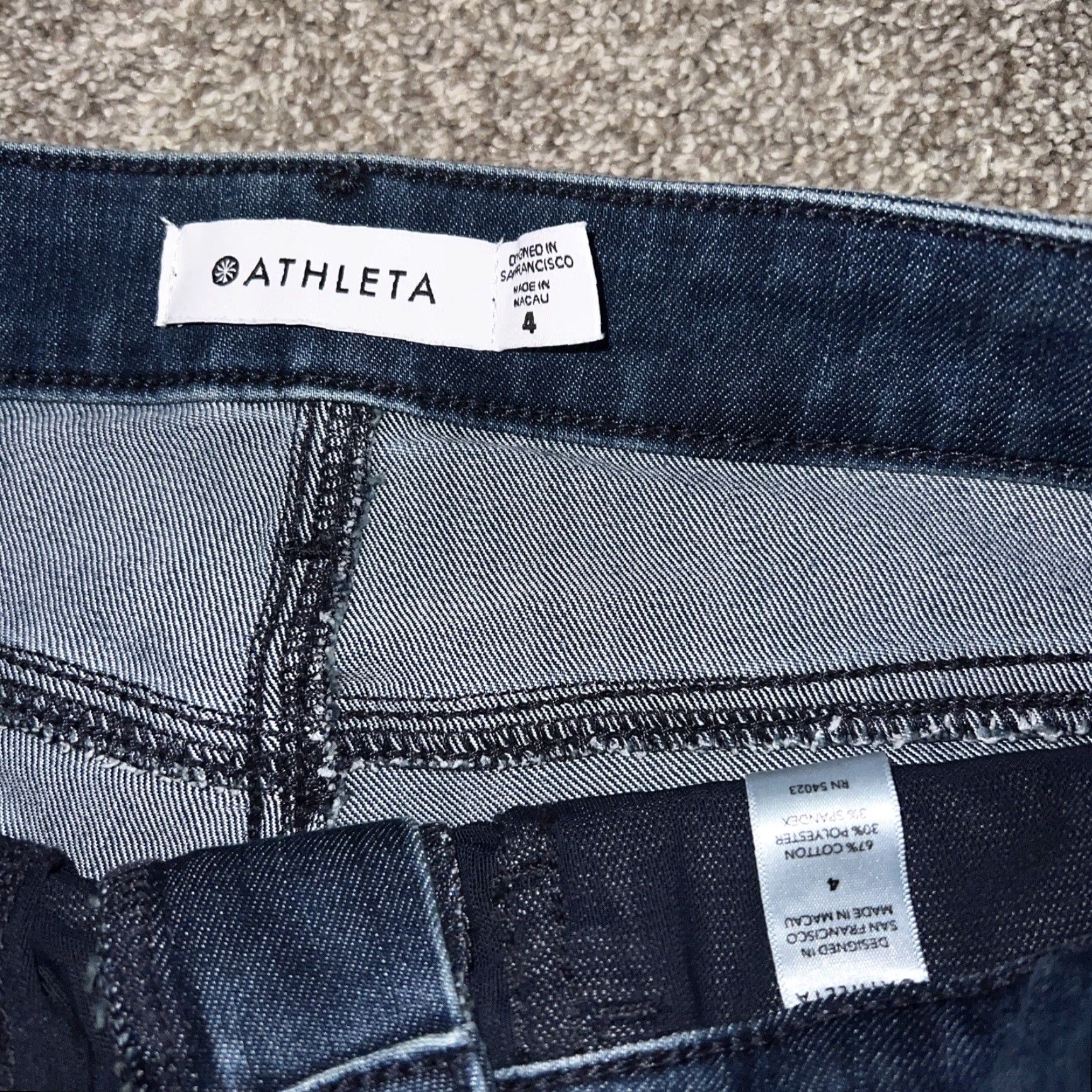 Athleta VINTAGE Athleta Jeans Women Skinny Blue S Size 4 X 30 Stretchy Size 28" / US 6 / IT 42 - 3 Thumbnail