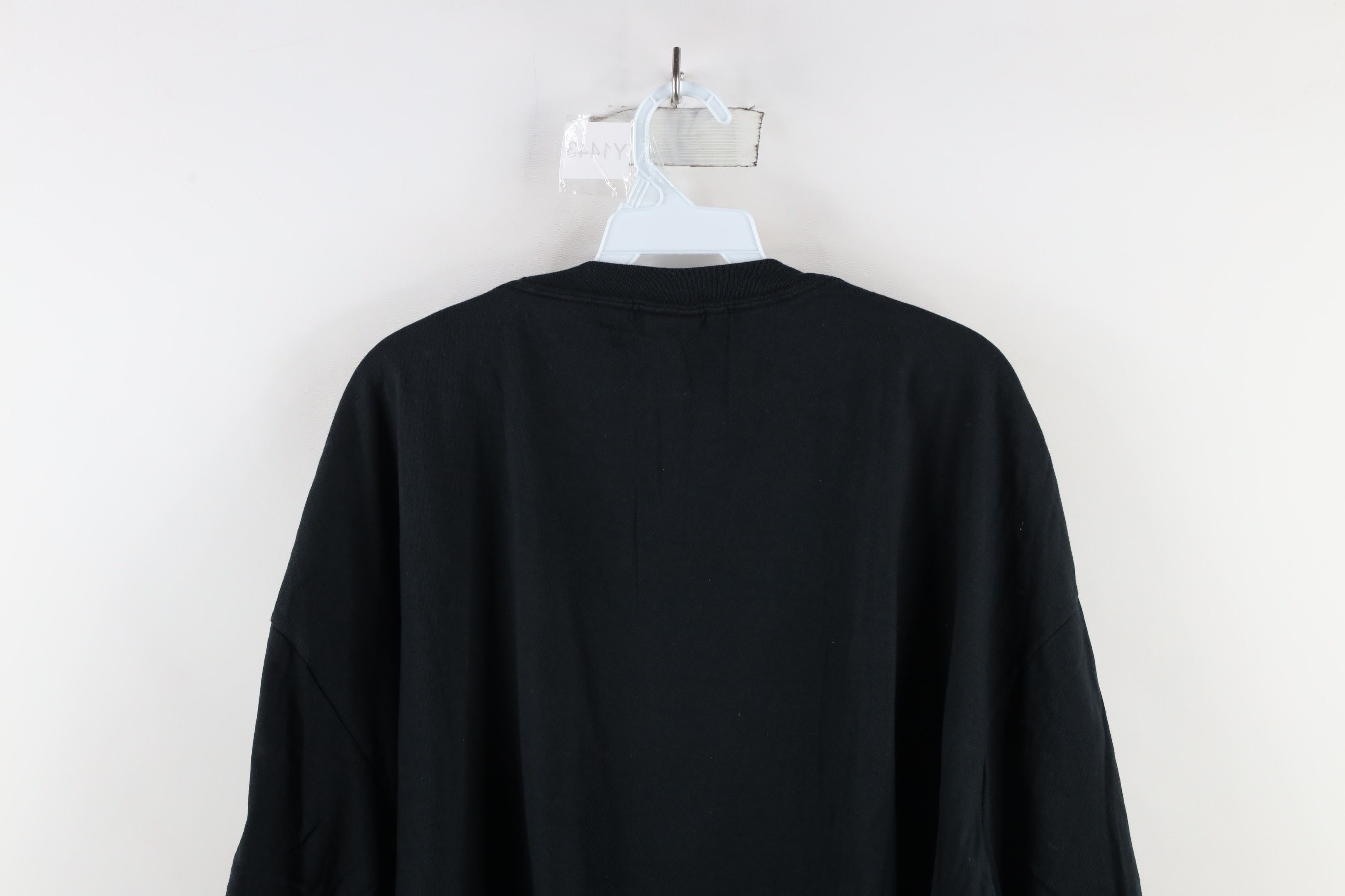 Vintage Vintage 90s Streetwear Short Sleeve T-Shirt Black Cotton Size US XXL / EU 58 / 5 - 7 Thumbnail