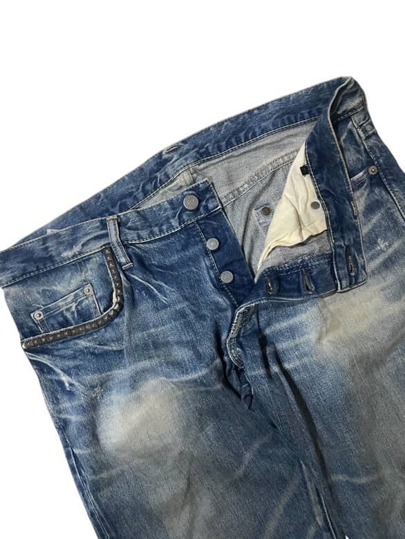 Hysteric Glamour Hysteric Glamour Button Fly Selvedge Jeans Size US 35 - 3 Thumbnail