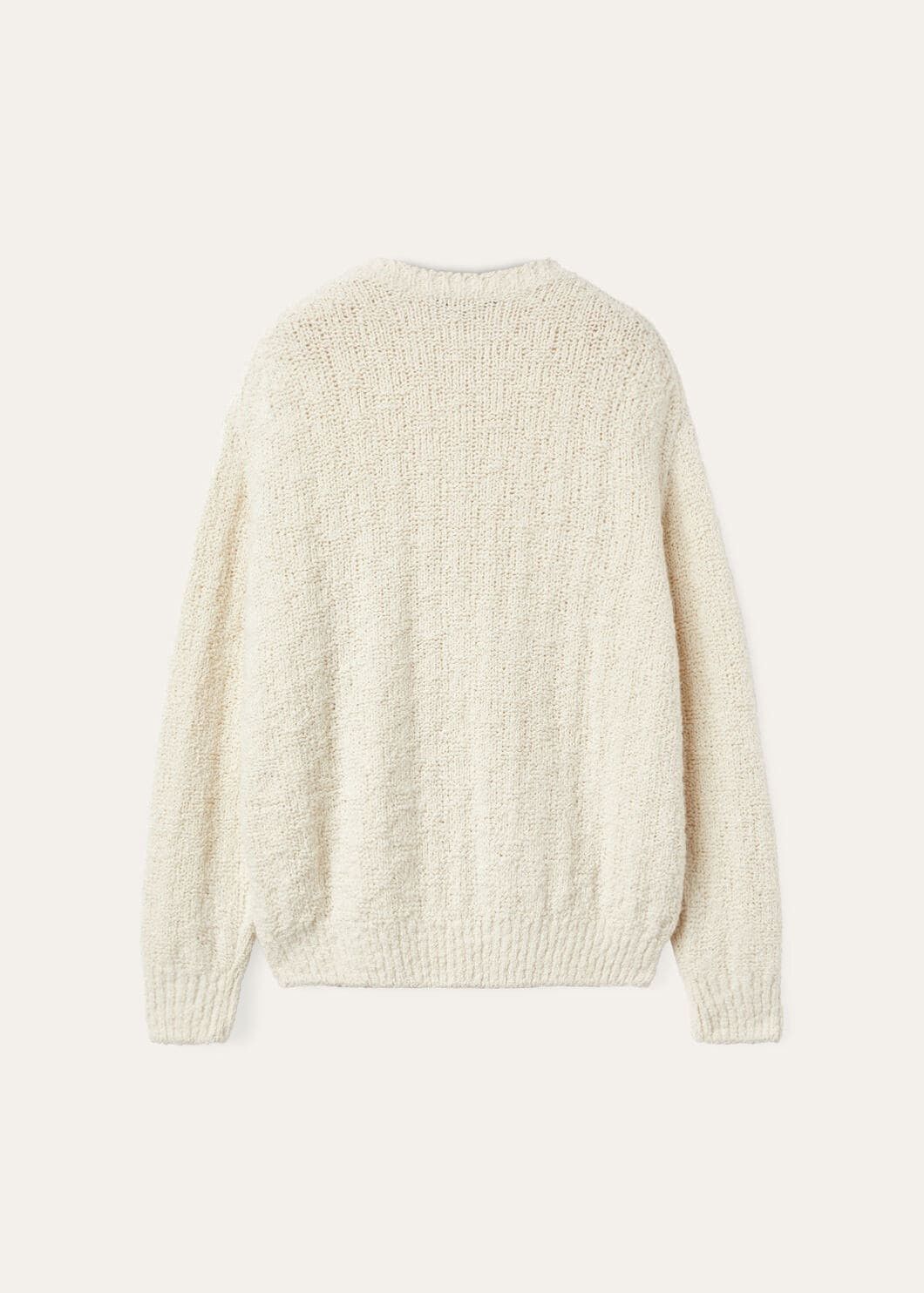 Loro Piana o1w1db10825 FAO5750 Folecchio Crewneck Sweater in Off White Size L / US 10 / IT 46 - 6 Thumbnail