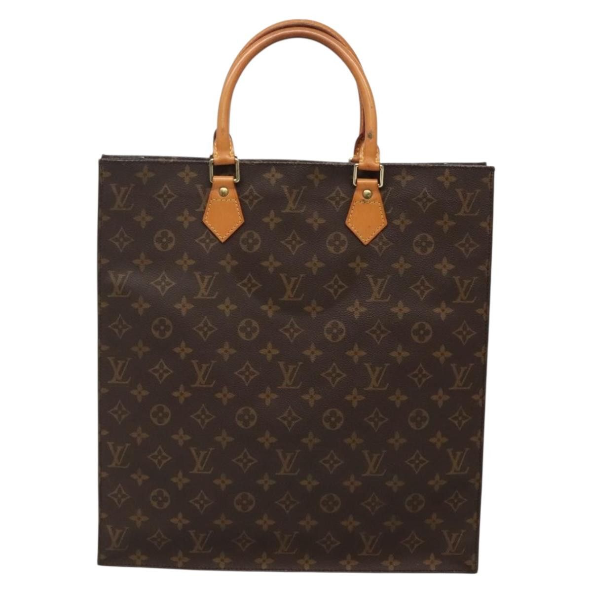 Louis Vuitton LOUIS VUITTON Monogram Sac Plat Hand Bag M51140 Size ONE SIZE - 2 Thumbnail