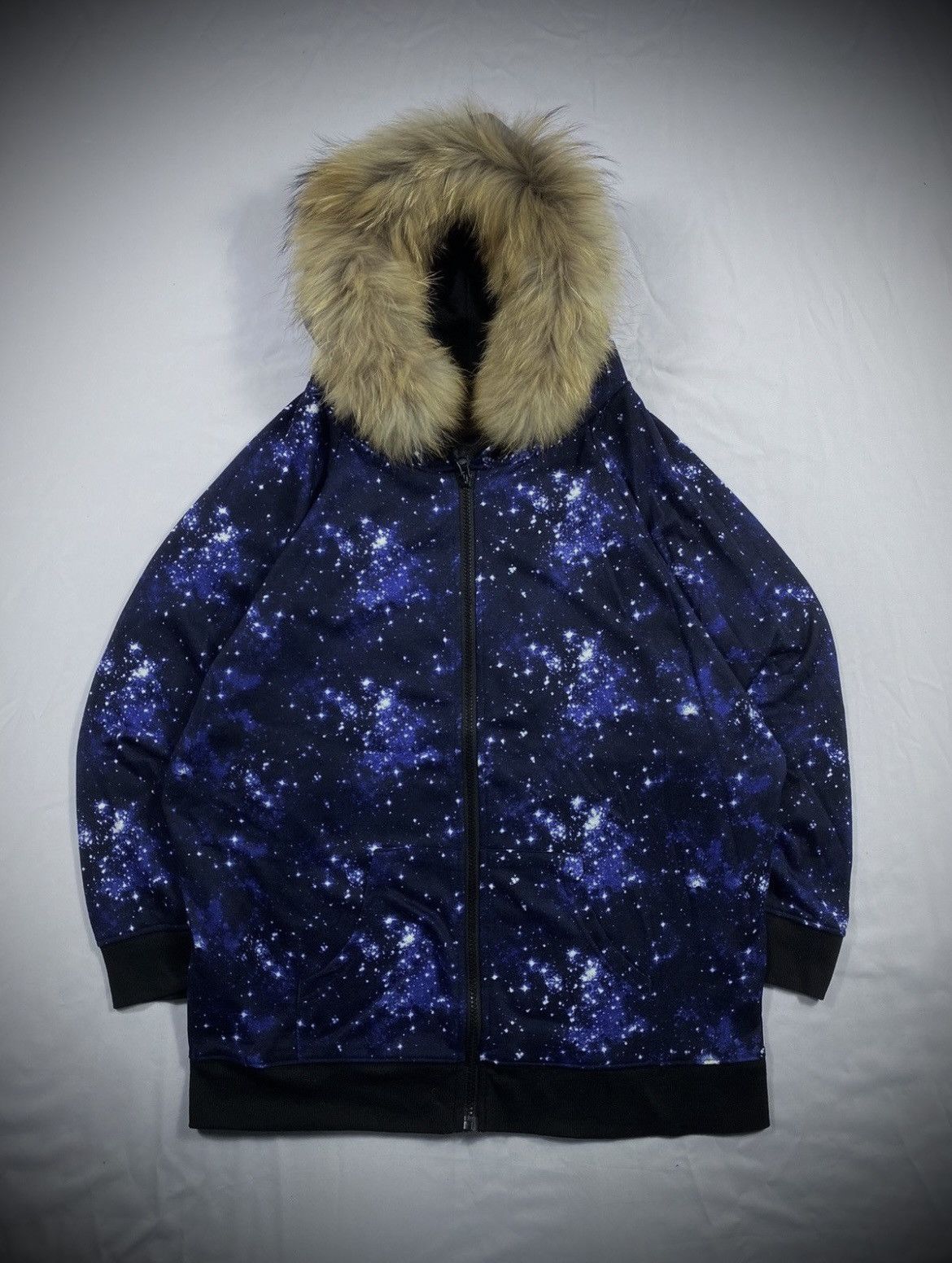 Beauty Beast Galyge Galaxy full print zip fur hoodie poem gothic style Size US L / EU 52-54 / 3 - 1 Thumbnail