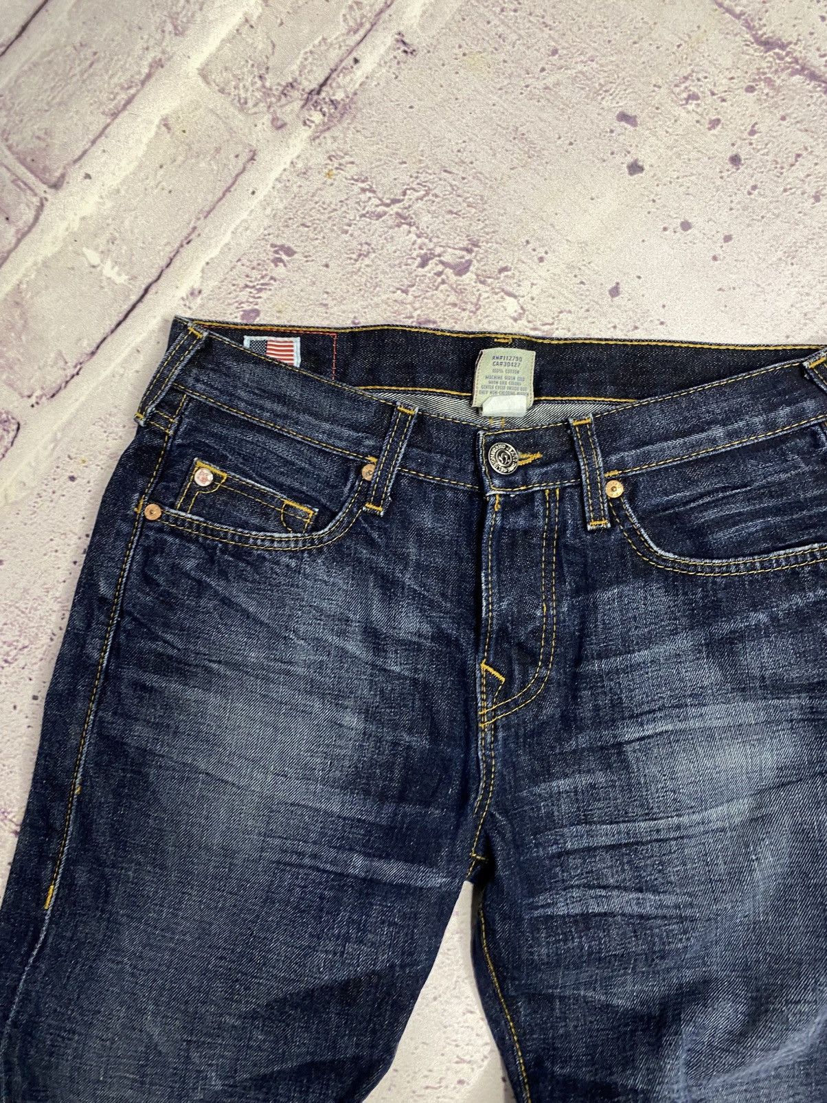 True Religion Men's Vintage Japanese True Religion Selvedge jeans y2k Size US 30 / EU 46 - 6 Thumbnail