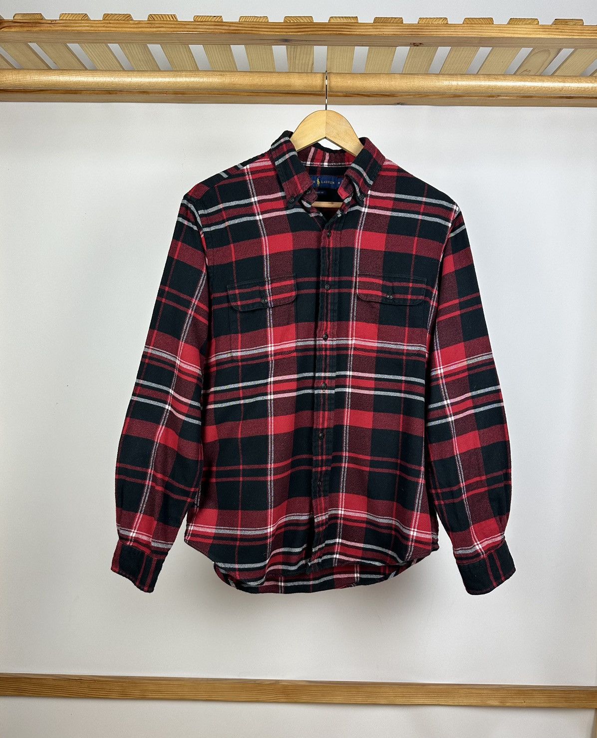 Polo Ralph Lauren Polo Ralph Lauren Flannel Shirt Button Up Size US M / EU 48-50 / 2 - 1 Thumbnail