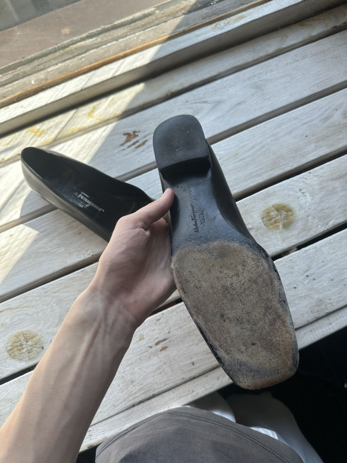 Salvatore Ferragamo RARE❗️Salvatore Ferragamo Women Shoes flats heels Size US 10 / IT 40 - 14 Thumbnail