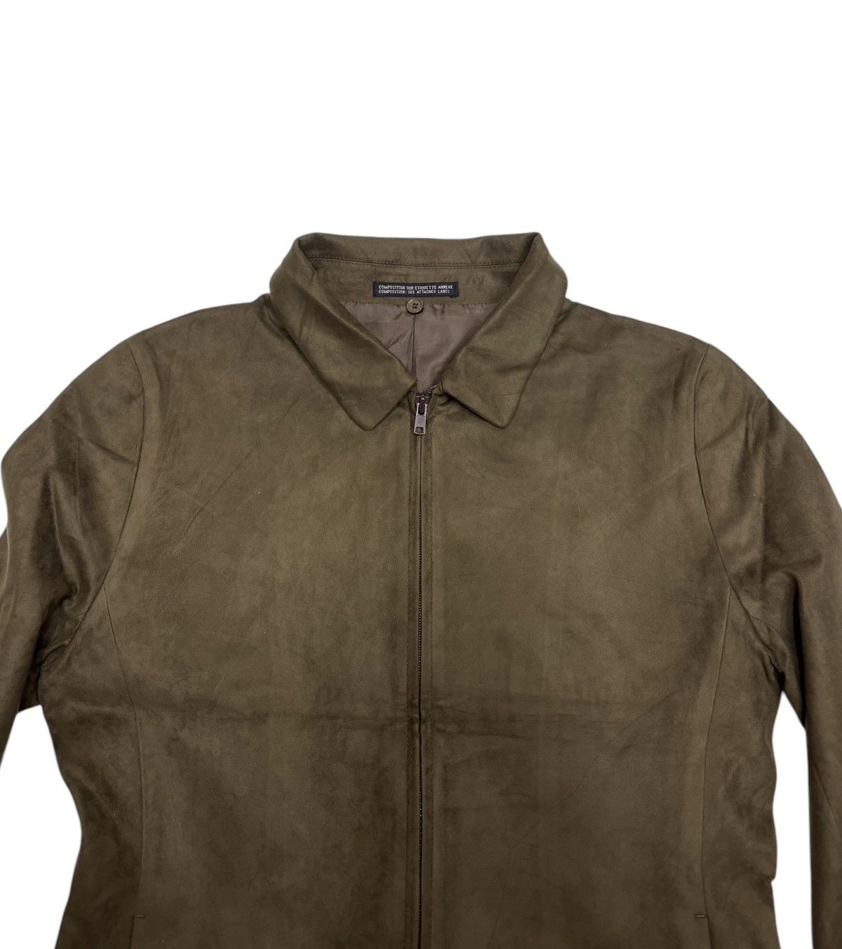 Yohji Yamamoto 🔥INED BY YOHJI YAMAMOTO BROWN FUR COLLAR SUEDE JACKET Size US XS / EU 42 / 0 - 12 Thumbnail