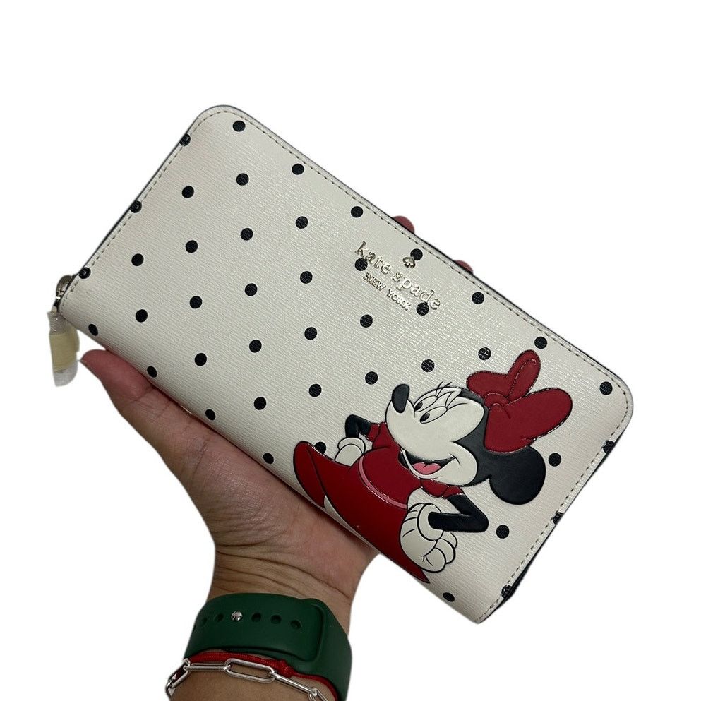 Kate Spade Kate Spade Disney Minnie Mouse Zip Around Continental Wallet Size ONE SIZE - 6 Thumbnail