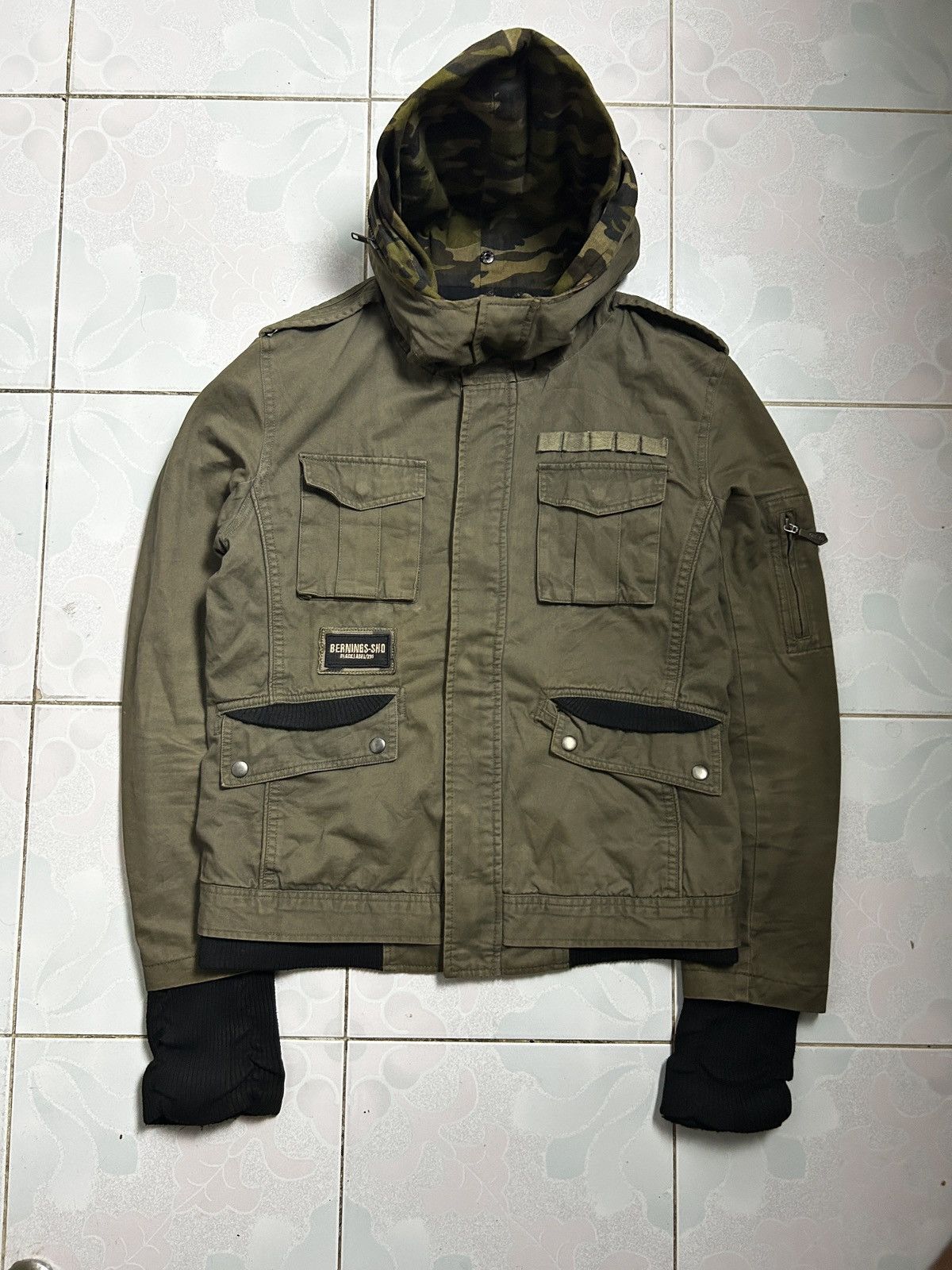 Le Grande Bleu (L.G.B.) Berning Sho Japan Bono jacket Camo LGB style Size US M / EU 48-50 / 2 - 12 Thumbnail