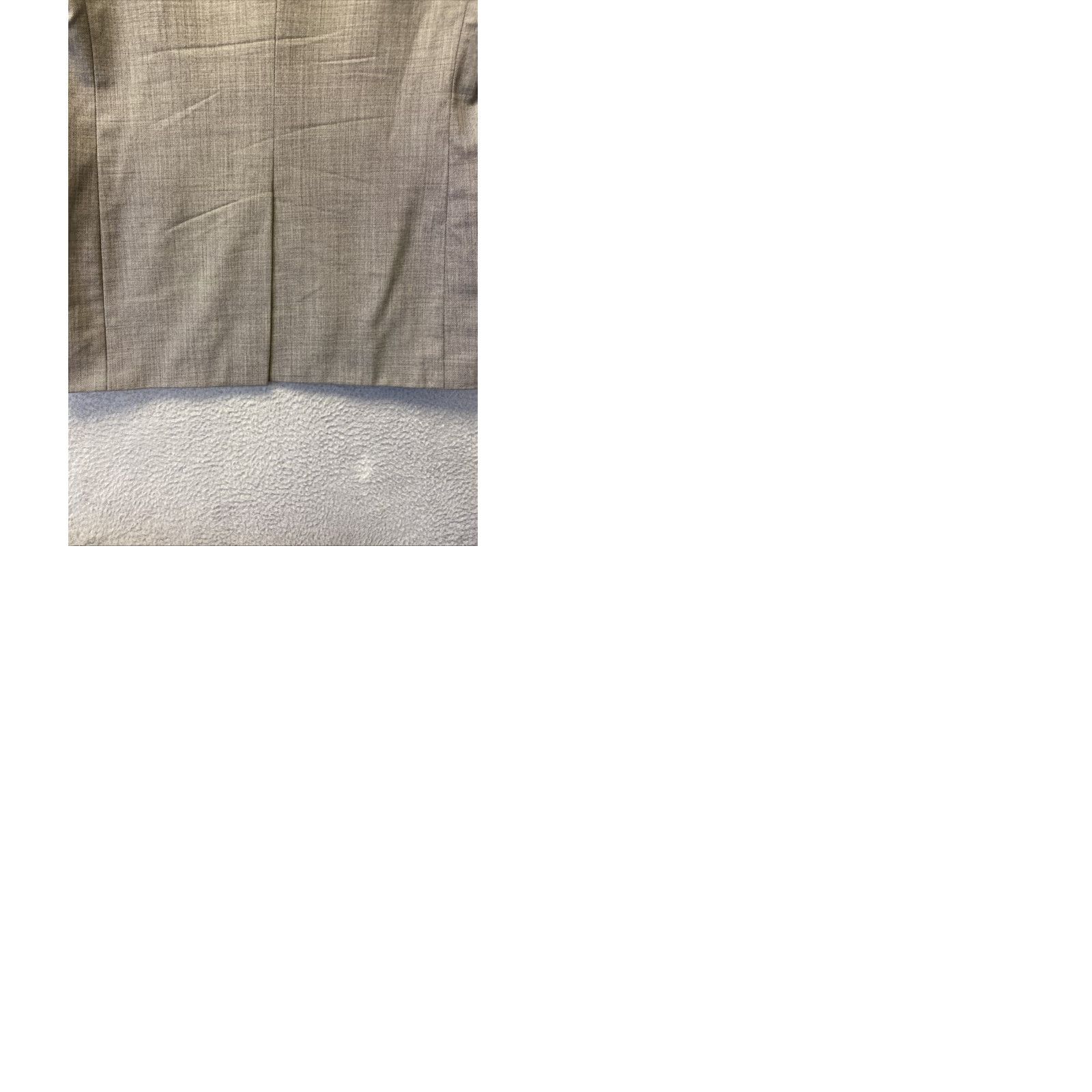 Vintage Jos A Bank Gray Blazer Men 41 L Wool Pincord Tuxedo Style Single-Breasted 2-Button Notch Lining Polyester Dry Clean Only Vintage No All Occasion Mens Size 42R - 9 Thumbnail