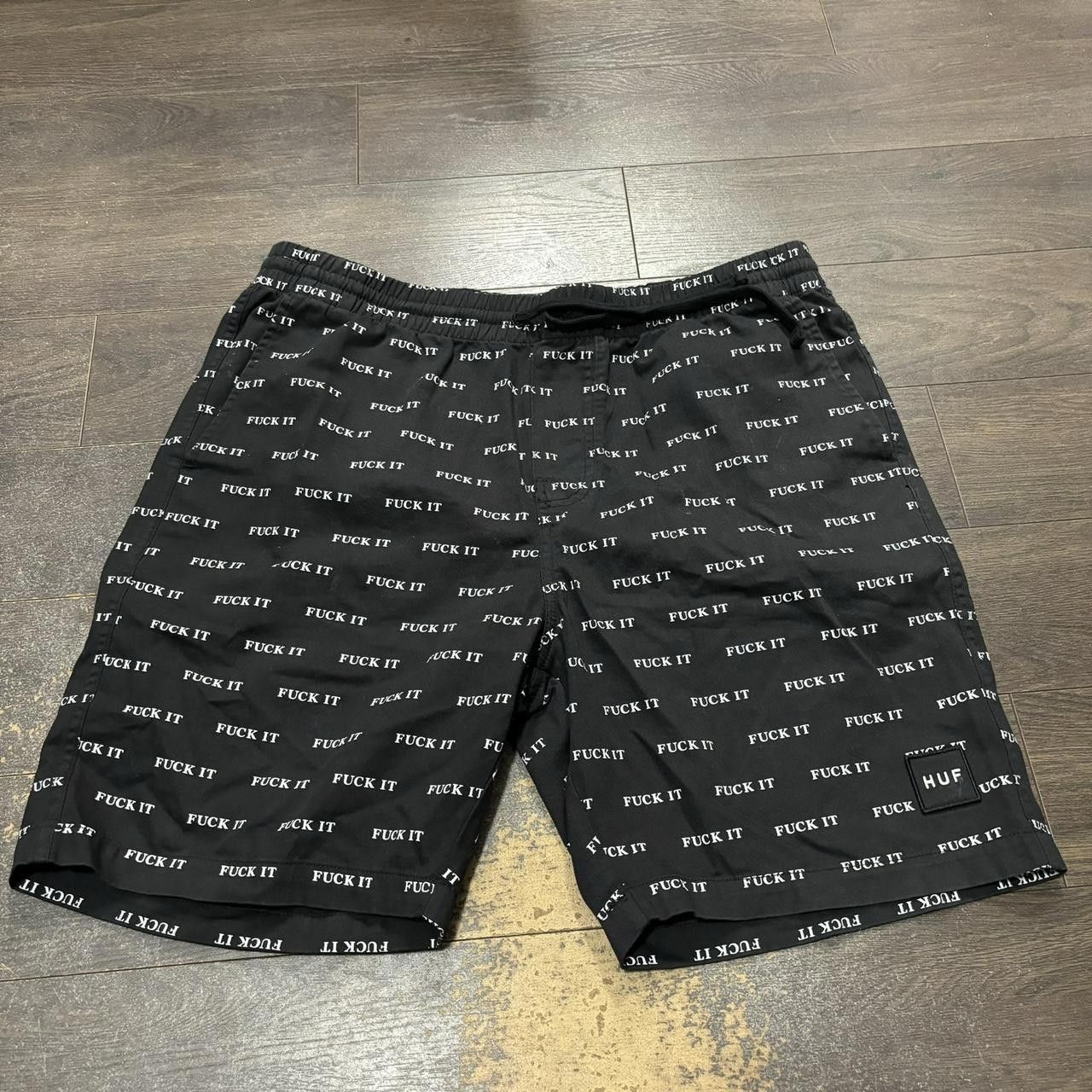 Huf Vintage Huf Fuck It Shorts Size US 36 / EU 52 - 2 Thumbnail