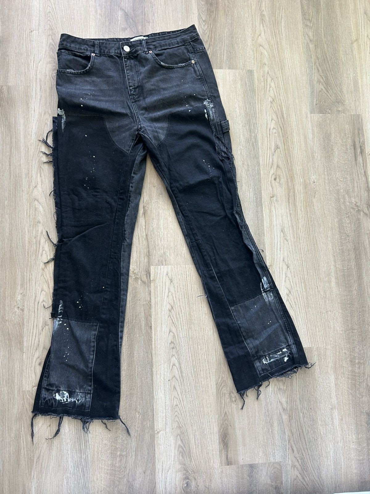 Reputation Studios Reputation Studios Flare Denim – Black 🖤 Size US 34 / EU 50 - 1 Thumbnail