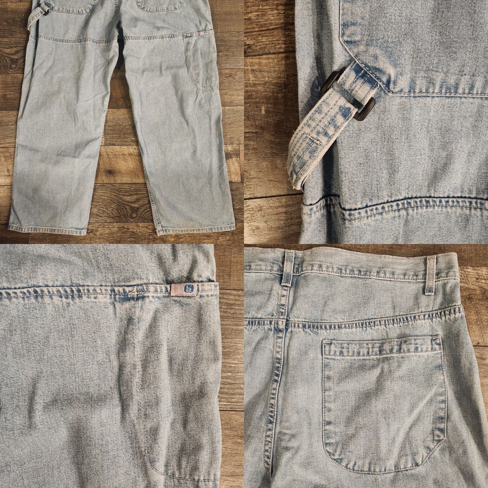 Levi's VINTAGE Levi's L2 Jeans Mens 38x30 Blue Baggy Skater Grunge Wide-Leg Size US 38 / EU 54 - 8 Thumbnail