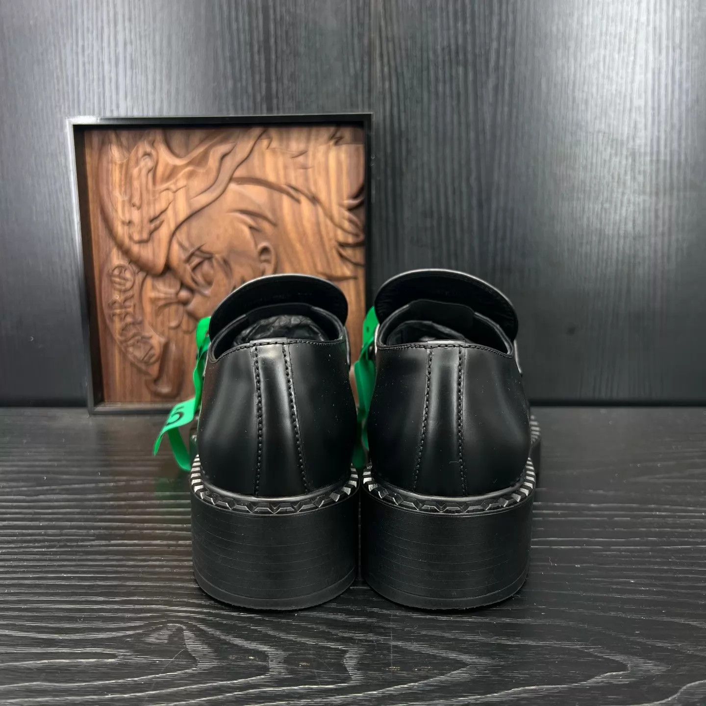 Prada Prada Chocolate Loafers 37.5 Like New Original Box Size US 7 / IT 37 - 3 Thumbnail