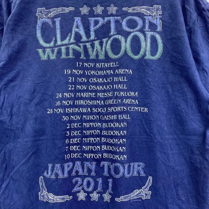Band Tees Vtg ERIC CLAPTON TOUR Steve Windwood Japan Tee Shirt Size US L / EU 52-54 / 3 - 6 Thumbnail