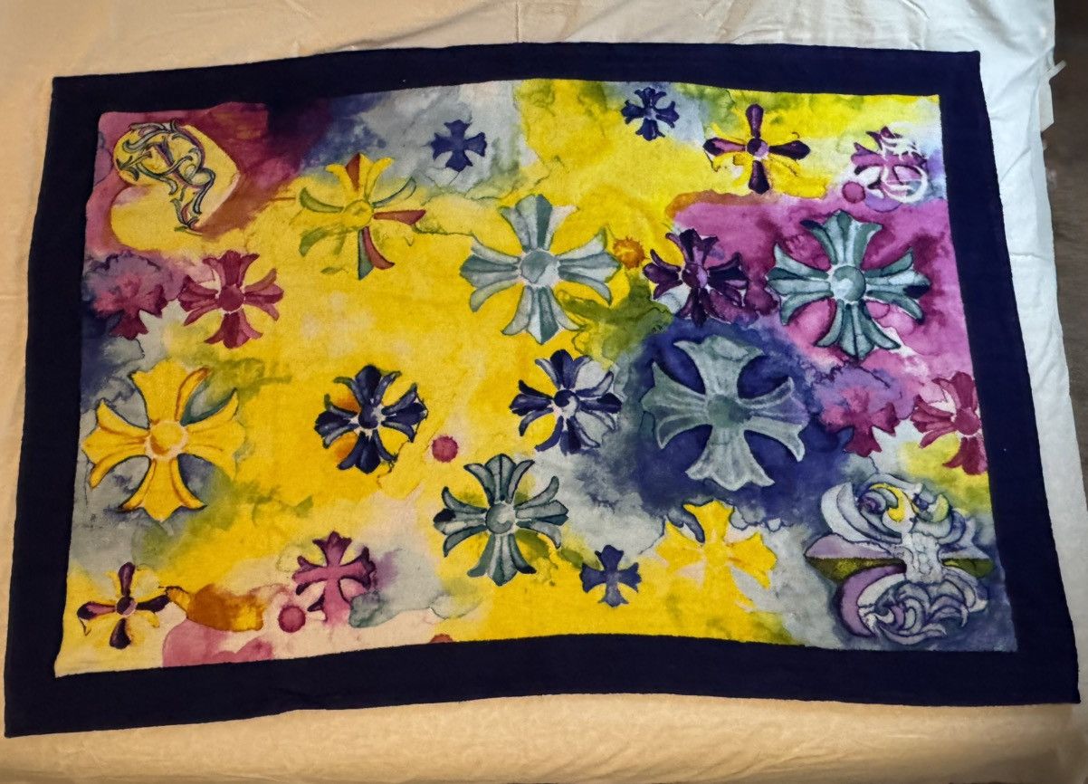 Chrome Hearts Watercolor Beach Towel