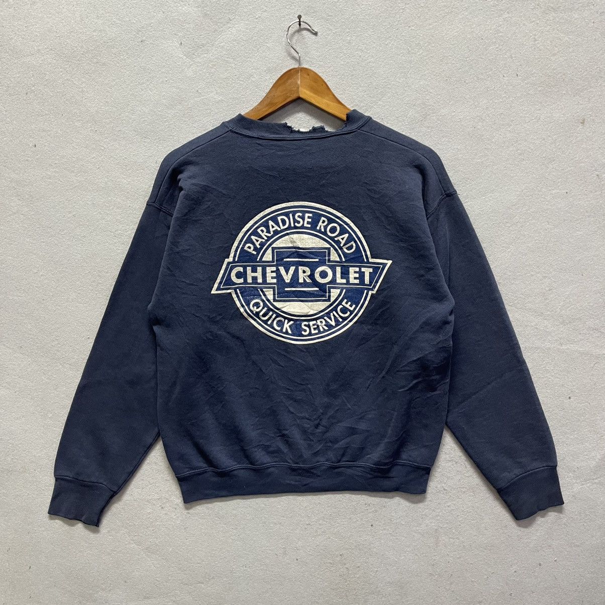 Fruit Of The Loom Vintage Chevrolet “Paradise Road Quick Service” Sweatshirt Size US M / EU 48-50 / 2 - 8 Thumbnail
