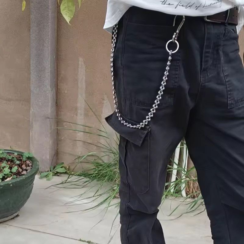 Jewelry Punk Waist Pants Chain Wallet Chain Keychain Size ONE SIZE - 7 Thumbnail
