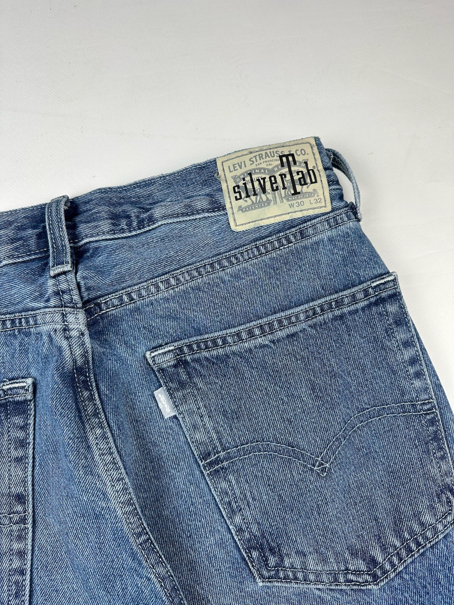 Levi's Vintage Y2K Levis Silvertab Baggy Jeans loose Size US 30 / EU 46 - 4 Thumbnail