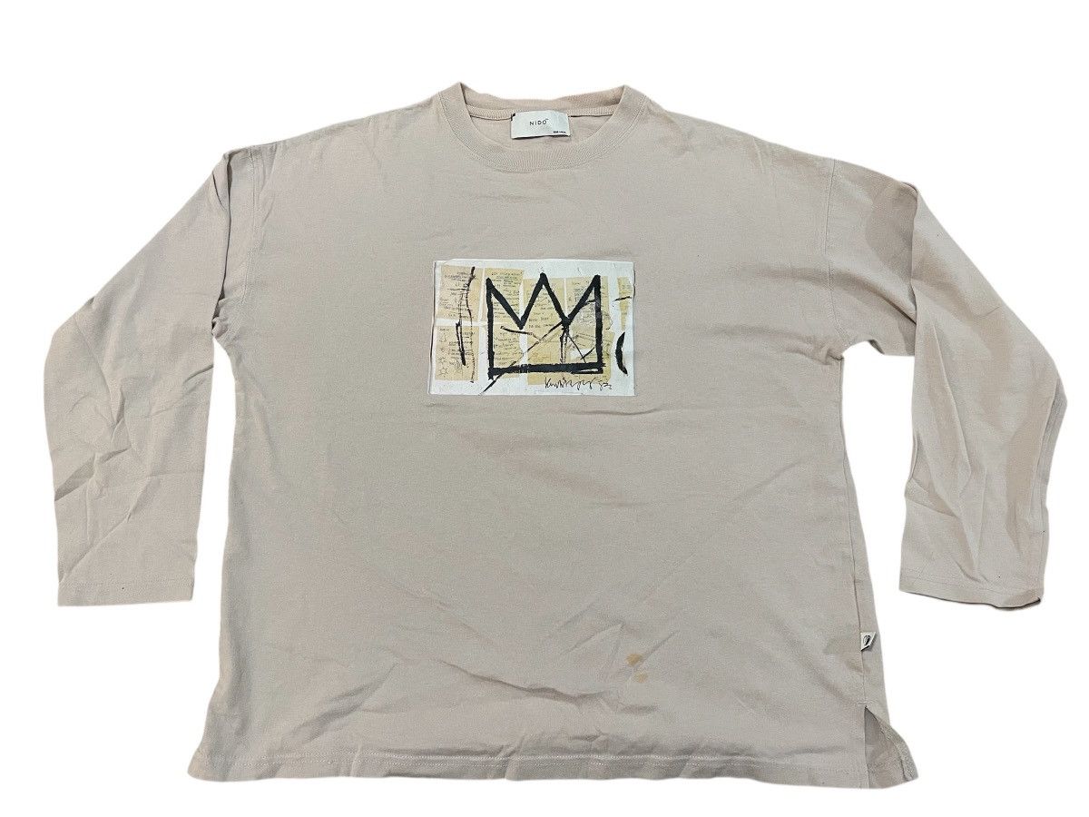 Designer × Japanese Brand × Jean-Michel Basquiat Nido x Jean Michel Basquiat Tshirt Base in Tokyo Designer Size US L / EU 52-54 / 3 - 1 Thumbnail