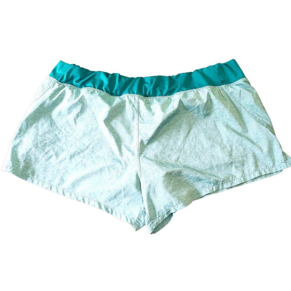 Designer CT497 Danskin Now Ladies Aqua Athletic Short XXL Size 42" / US 20 - 1 Thumbnail