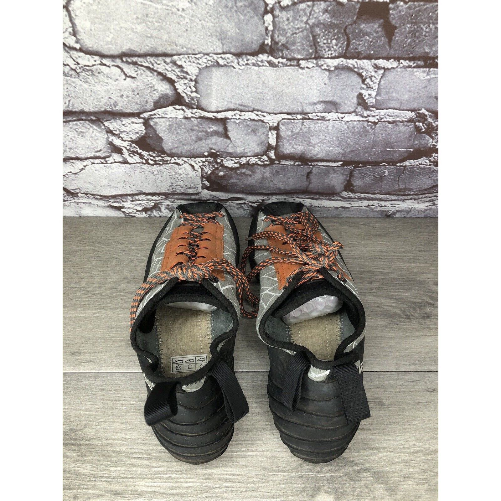 Other Climb X Grey Synthetic Orange Lace Black Climbing Shoes Men Size US 11 / EU 44 - 6 Thumbnail