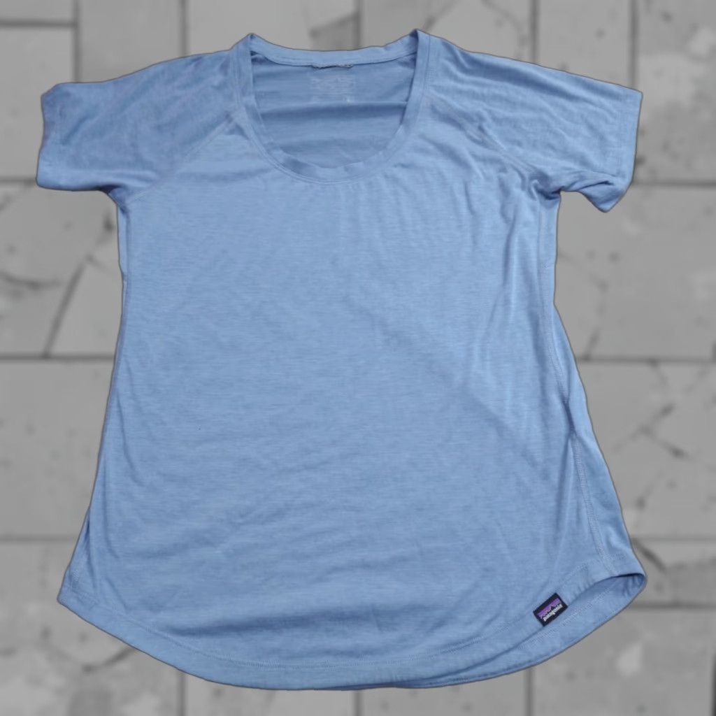 Patagonia Patagonia Capilene Womens Shirt Small Blue Heather Solid Airchaser Size S / US 4 / IT 40 - 1 Thumbnail