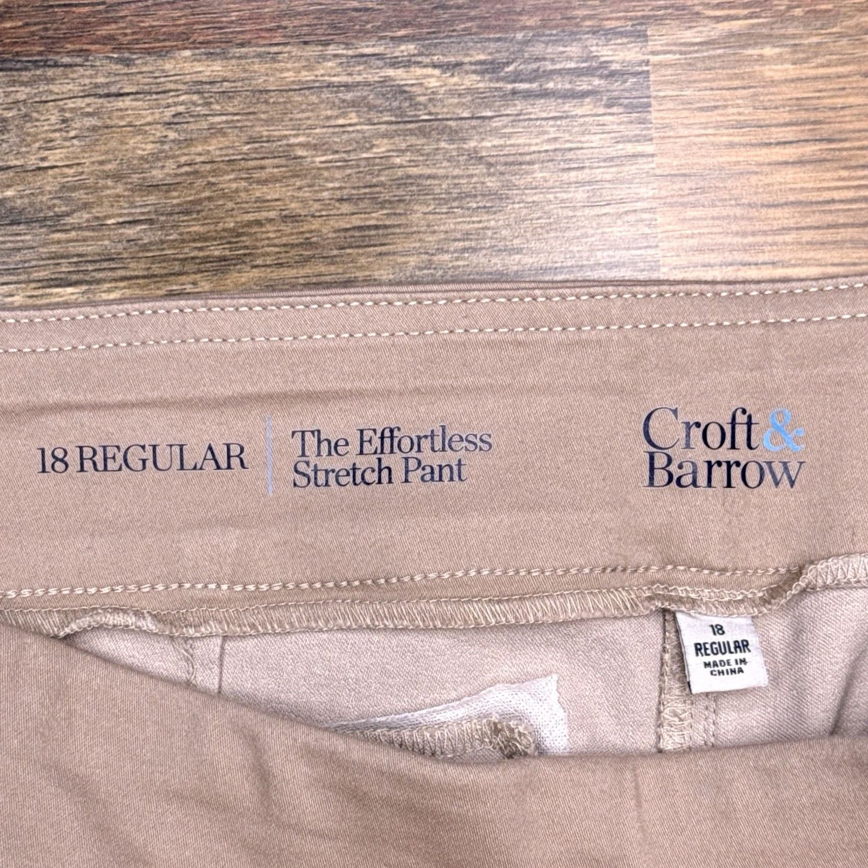 Croft & Barrow Croft & Barrow Capri Pants 18 Crocodile? (No) Actually: Croft & Barrow Effortless Stretch Capri Pants 18 Cobblestone Mid Rise Straight New Size 40" / US 18 - 2 Thumbnail