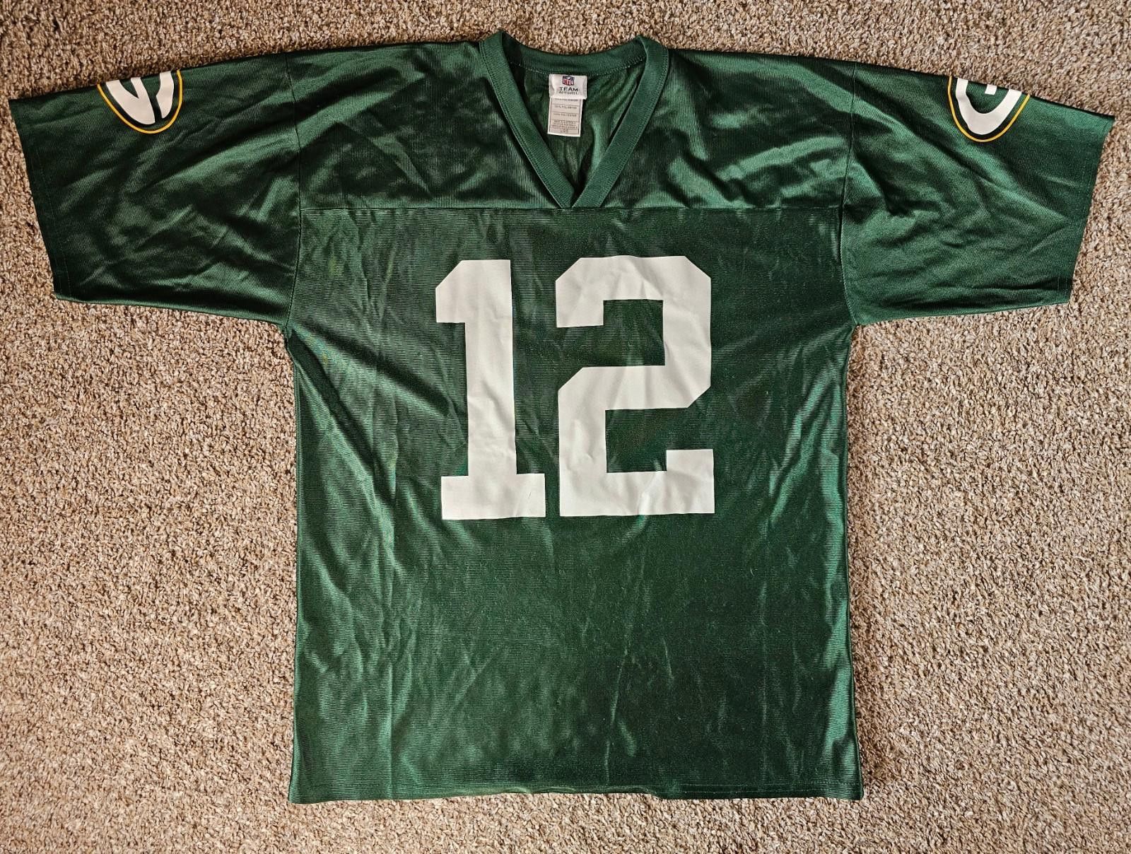 Designer Green Bay Packers Aaron Rodgers NFL Apparel Green Jersey L Size US L / EU 52-54 / 3 - 1 Thumbnail