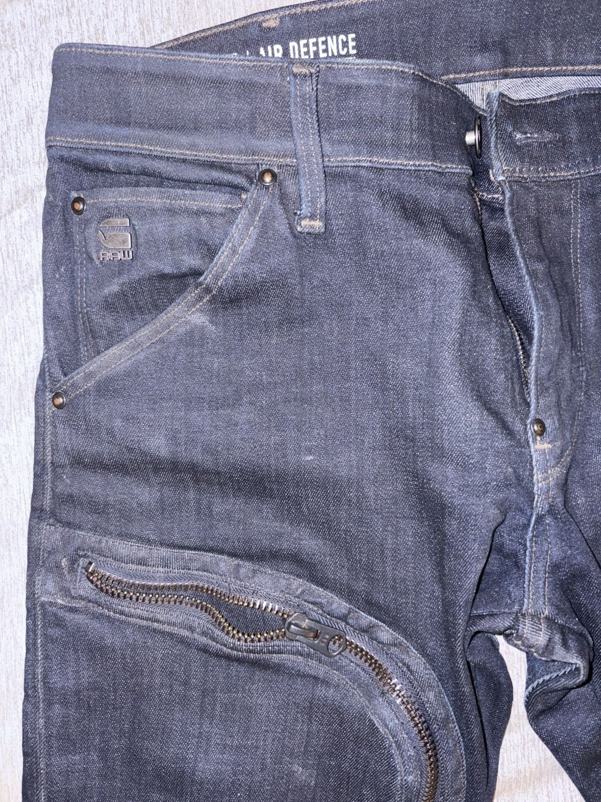 G-Star AIR DEFENCE ZIP SKINNY JEANS Size US 32 / EU 48 - 3 Thumbnail