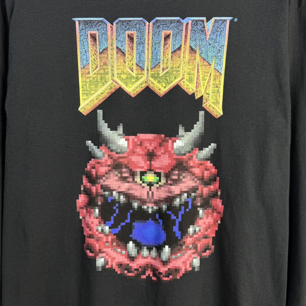 Playstation Vintage Doom Game Horror Graphic Tee Movie Hype 90s Y2K Size US M / EU 48-50 / 2 - 2 Thumbnail
