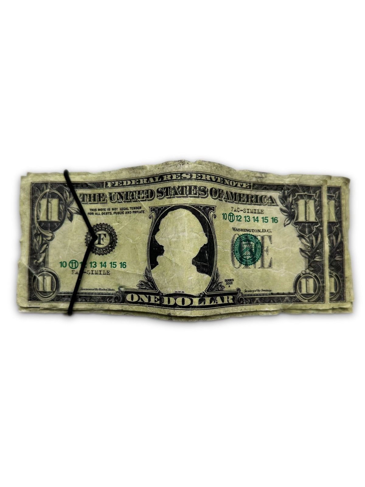 Maison Margiela SS08 Maison Margiela ‘$11 Bill’ Leather Bifold Wallet Size ONE SIZE - 3 Thumbnail