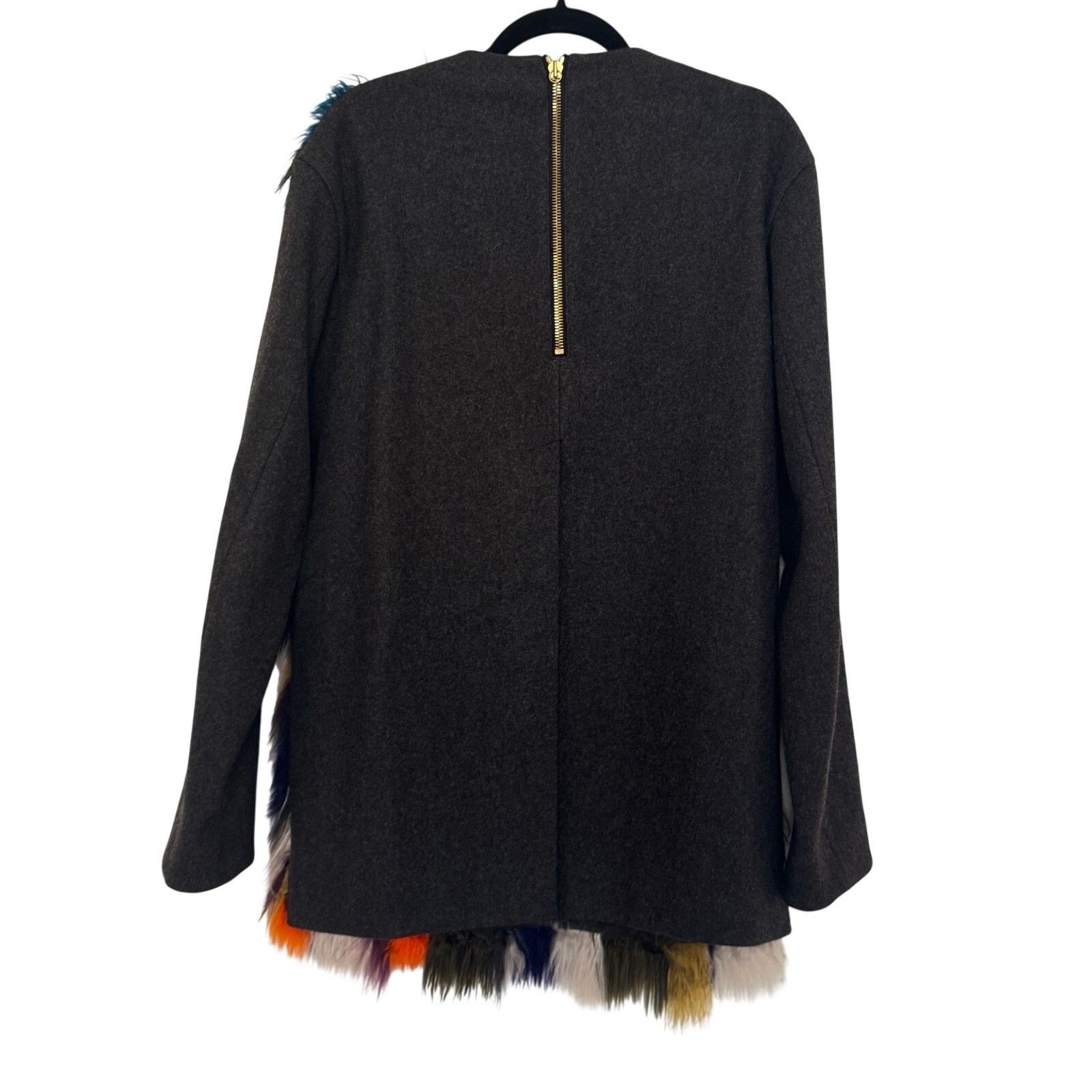 Marni Marni NWT 2010s Wool Crew Neck Sweater with Alpaca Fur Size US M / EU 48-50 / 2 - 2 Thumbnail